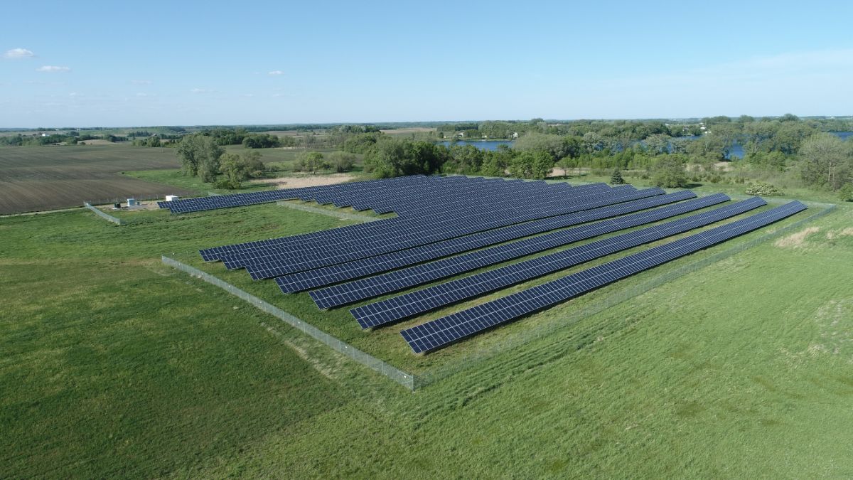 Minnesota Community Solar Garden Cokato, MN Gordian Energy Systems